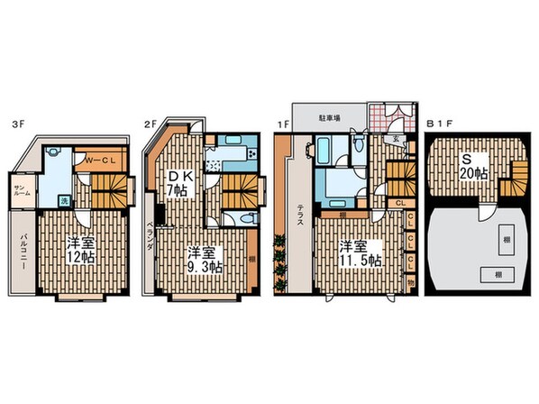 大森Houseの物件間取画像